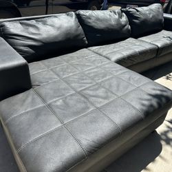Beautiful L Shape Couch Leather 