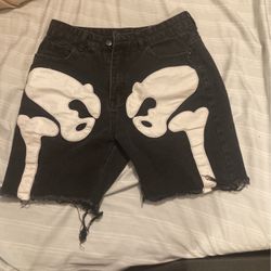 Custom Skeleton Shorts