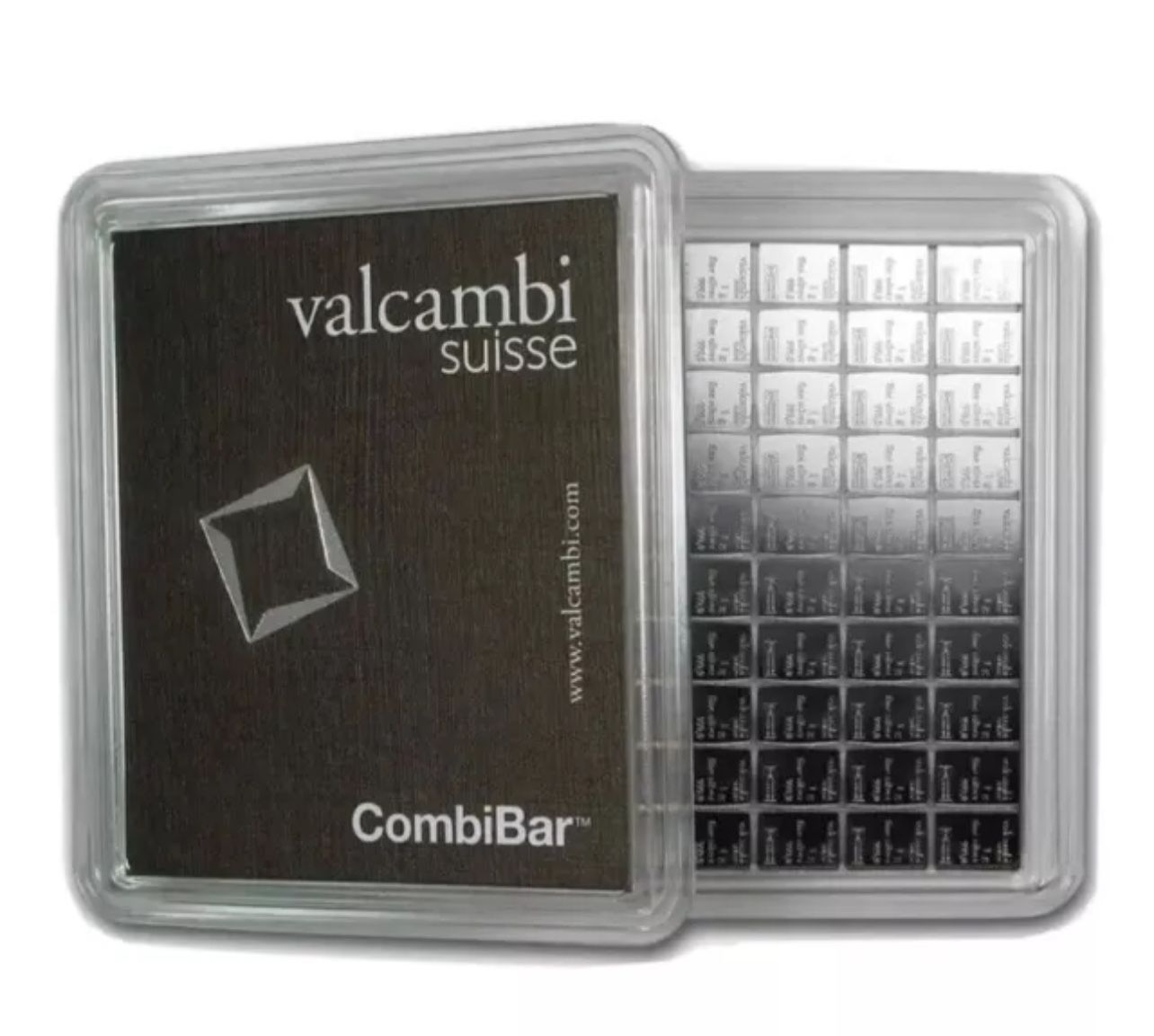 Valcambi 100 Gram Bars .999 Silver