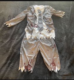 Kids Zombie Student Costume Size 4-6