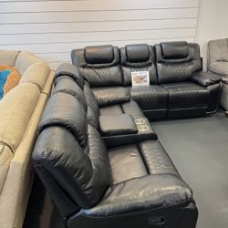 COMFY NEW SANTIAGO RECLINING SOFA AND LOVESEAT SET ON SALE ONLY $1199. IN STOCK SAME DAY DELIVERY 🚚 EASY FINANCING 