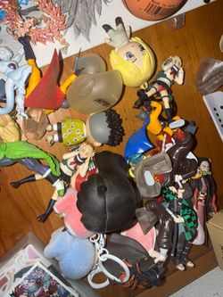 Box of Mini Anime figures