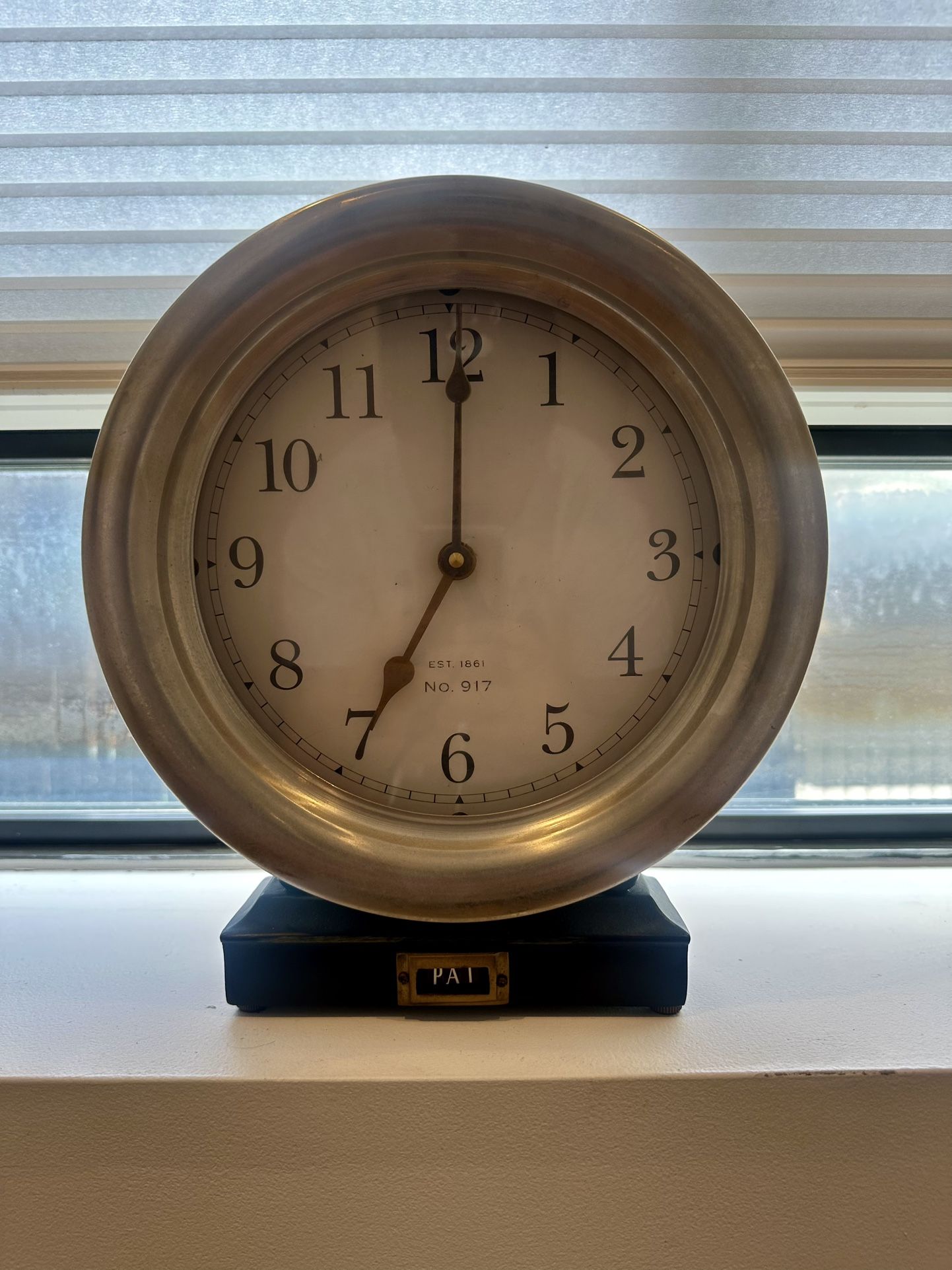 Antique Silver Clock (Perfect Condition)