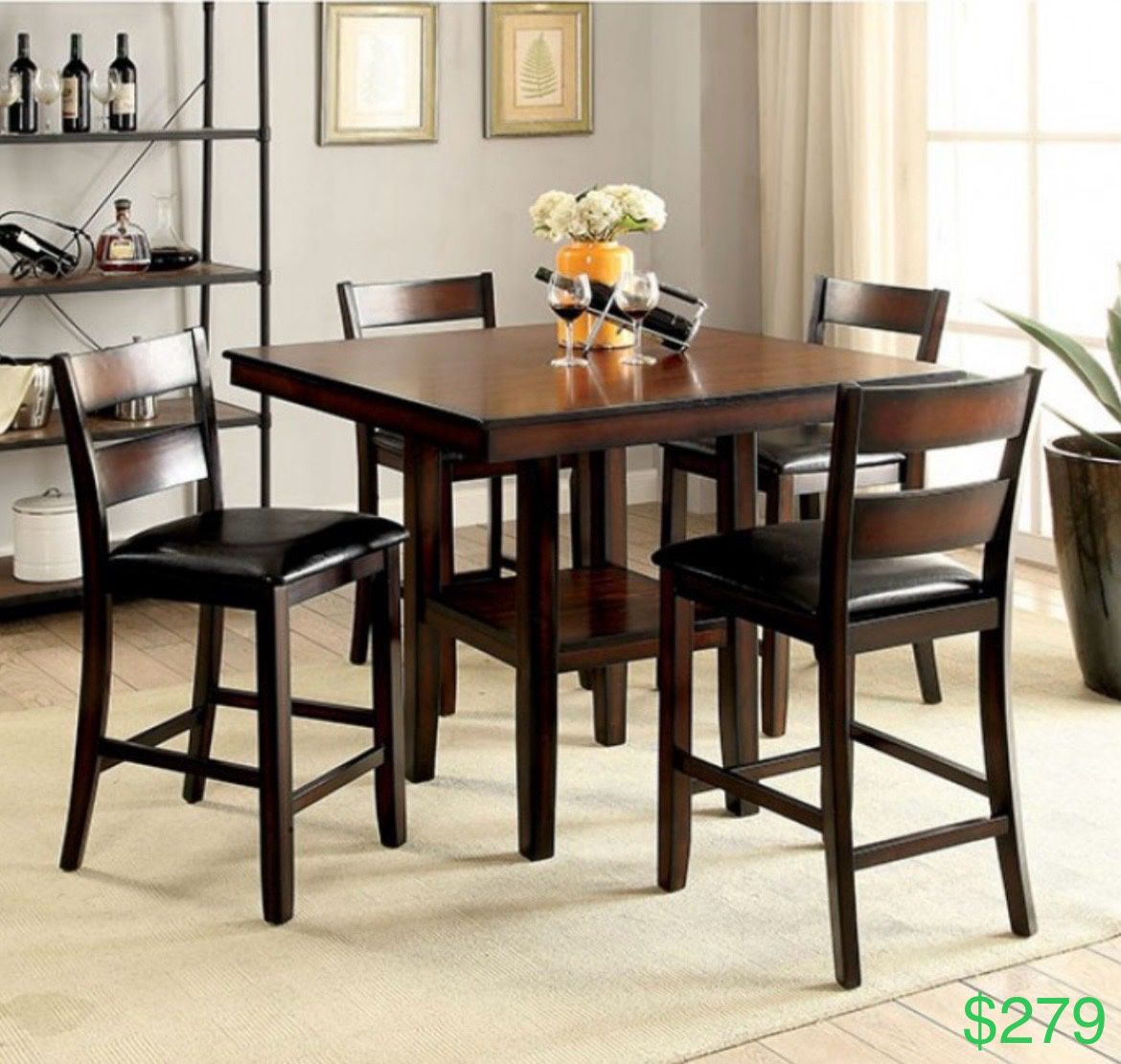 Counter Height Dining Table Set 