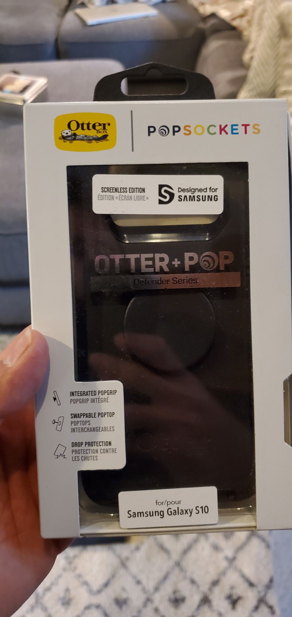 S10 otterbox + popsocket