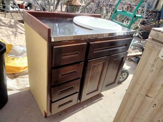 Bath Sink Chrome Top Surface