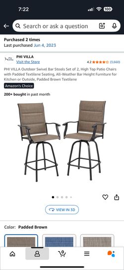 Outdoor Bar Stools. Great Condition