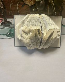 Book Art Handmade Vase