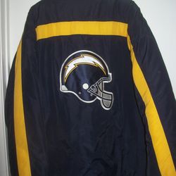 L.A. CHARGERS MEN'S PARKA JACKET (NEW) XL
