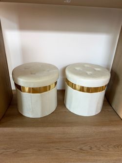 Small Ottoman with Storage