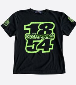 Louis Vuitton Black And Green Shirt Size L / XL