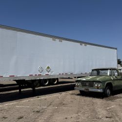 Trailer Dry Van storage Container 