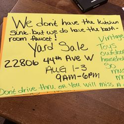Yard Sale