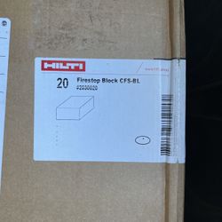 20 Hilti Firestop Blocks