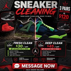 Sneaker Deep Cleaning