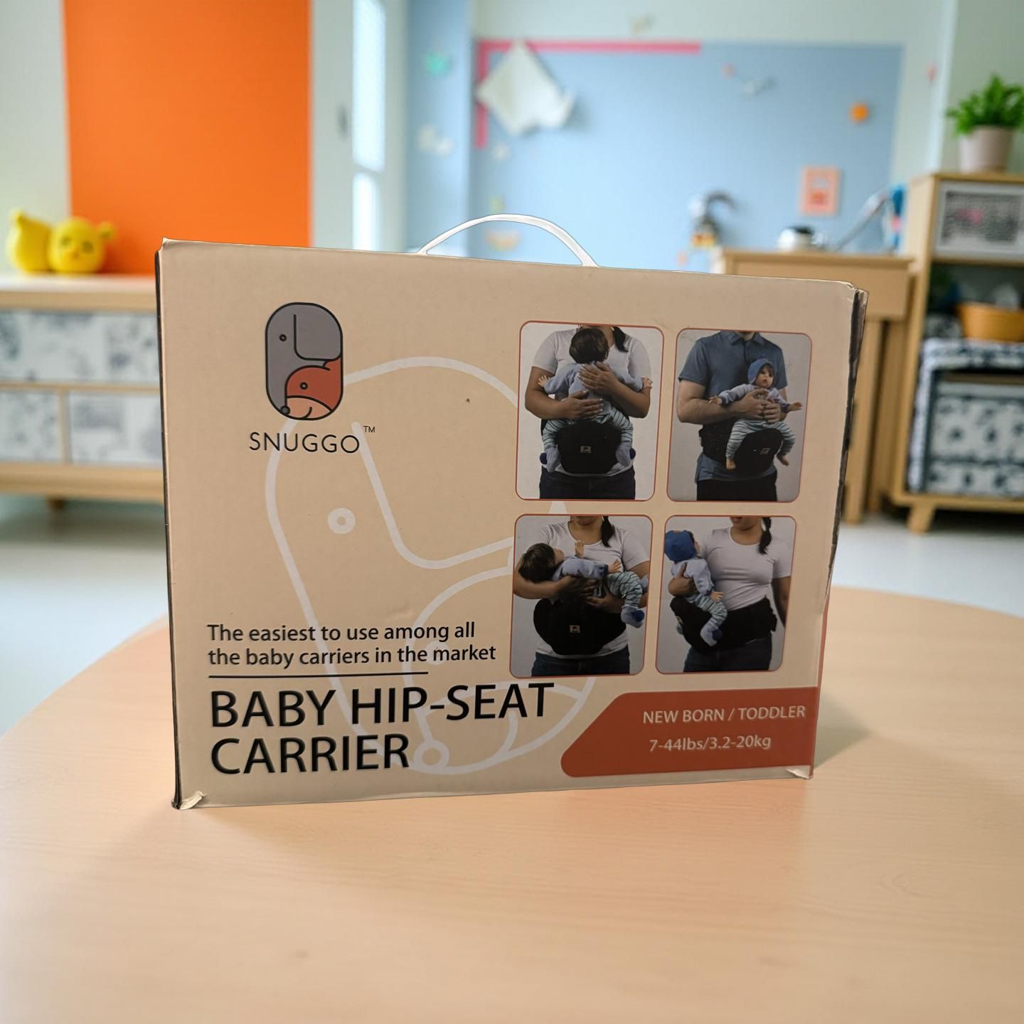 Snuggo Baby Hip-Seat Carrier Black 