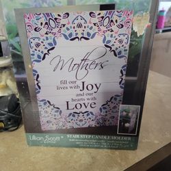 Brand New STAIR STEP CANDLE HOLDER 