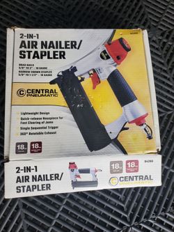 Central Pneumatic 2-in-1 Air Nailer/Stapler