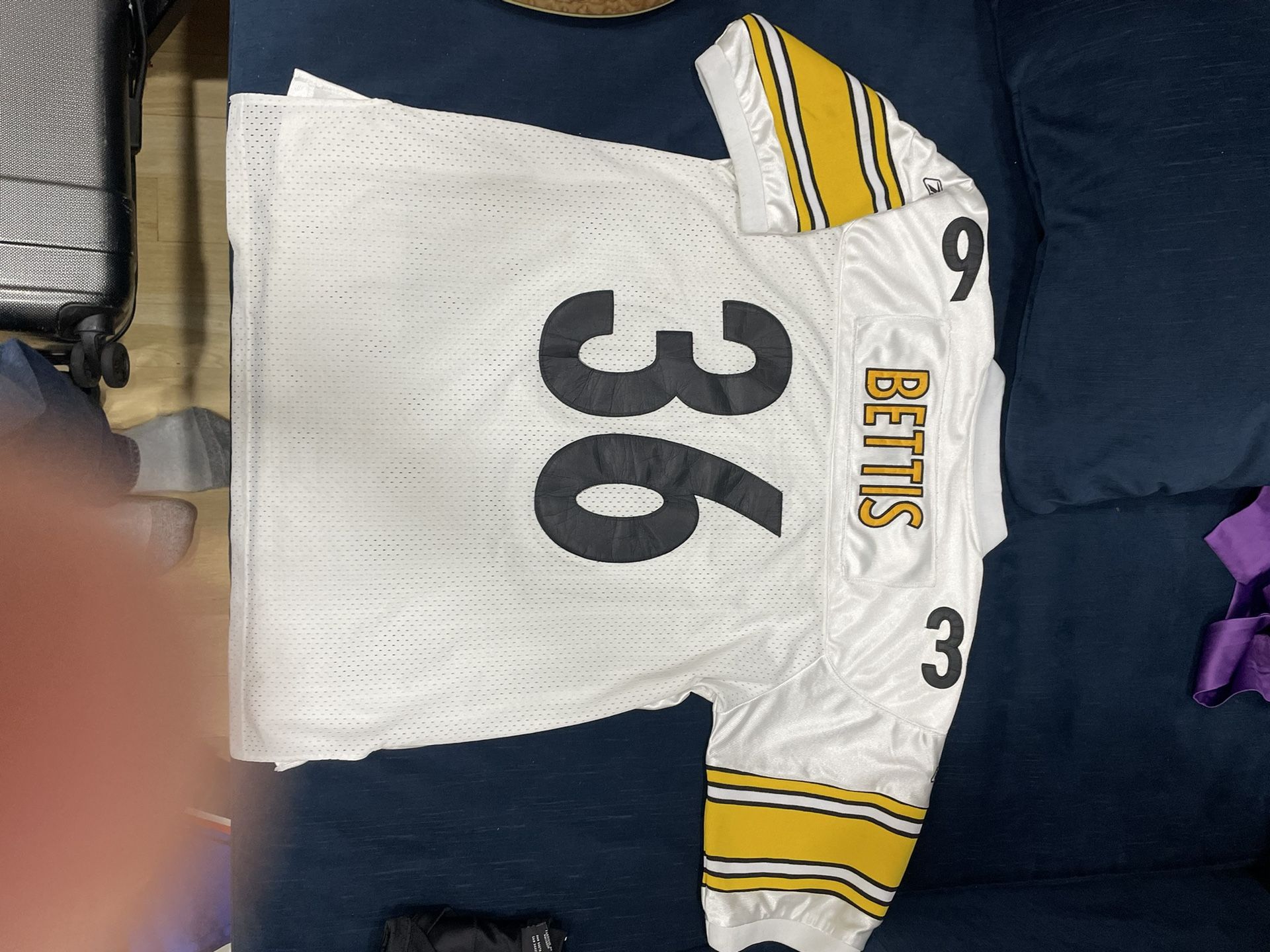 JEROME BETTIS SUPER BOWL XL NFL JERSEY