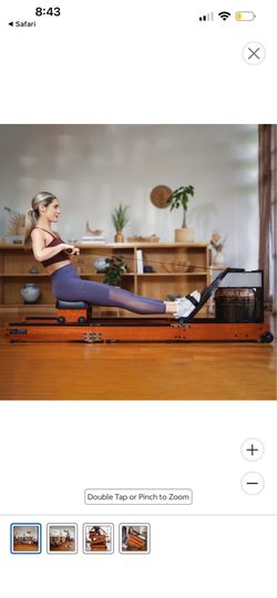 Trifold water rower