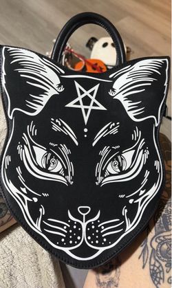 Gothic black craft purse
