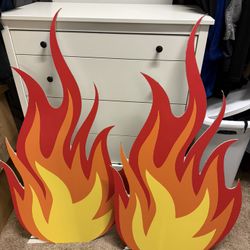 Flame Styrofoam Cut Outs