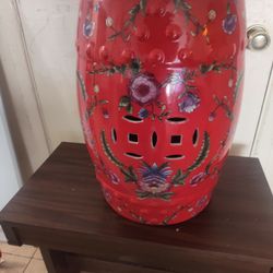 Porcelain Chinese Drum Garden Stool