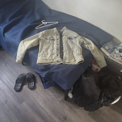 Valabasas Decorated Jean Jacket New/Gently Used