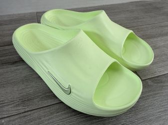 Men's Nike ReactX Rejuven8 Barely Volt HV4479-700 Barely Volt Size 12 Slides New 
