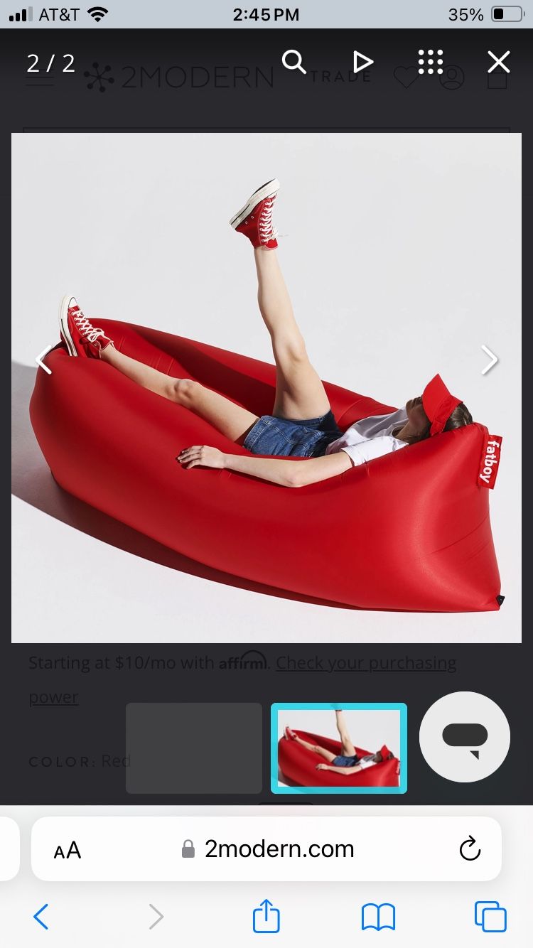 fatboy Inflatable Lounger