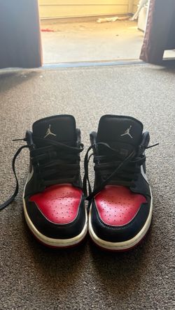 Air Jordan 1 Low Bred Toe Size 11