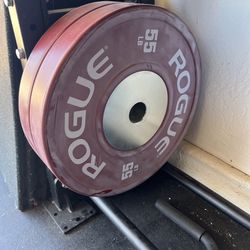 Rogue Fitness 55lb Training Plates