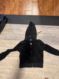 Juicy couture velvet zip up hoodie