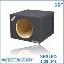 Sealed 10 inch subwoofer box