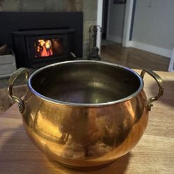 Copper Pot Planter Holder