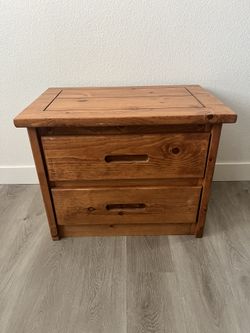 Wooden Nightstand