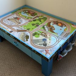 Thomas And Friends Train Table with Drawer