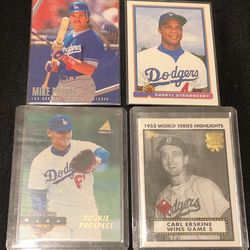 LA Dodgers Baseball Vintage Cards 90s 