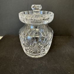 Waterford Crystal Lismore Pattern Jam or Jelly Jar with Lid