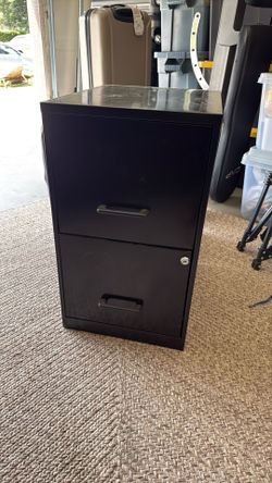 Black Filing Cabinet