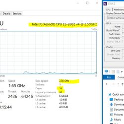 E5-2682 v4 Server| PC | Desktop | 64GB RAM | 1050Ti | 1TB NVMe SSD | Game/Emulator/Homelab Ready