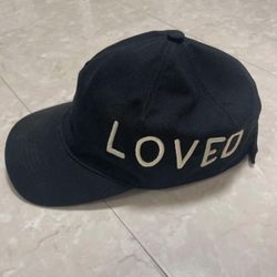 GUCCI LOVED Embroidery Hat Cap Black 