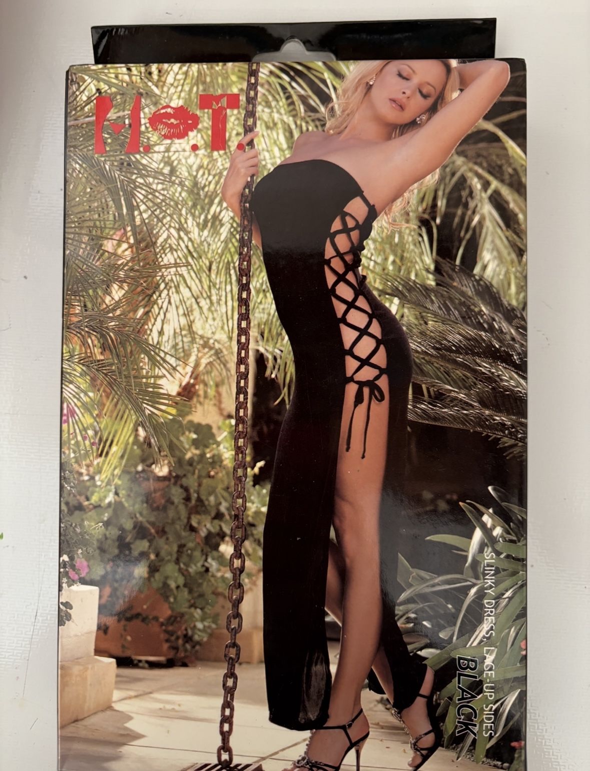 Hot Lace Up Sides Black Dress!