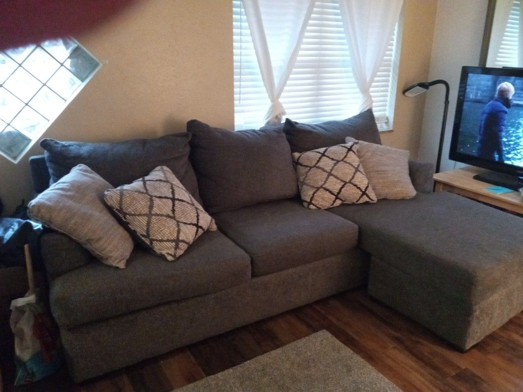 Grey Broyhill Couch