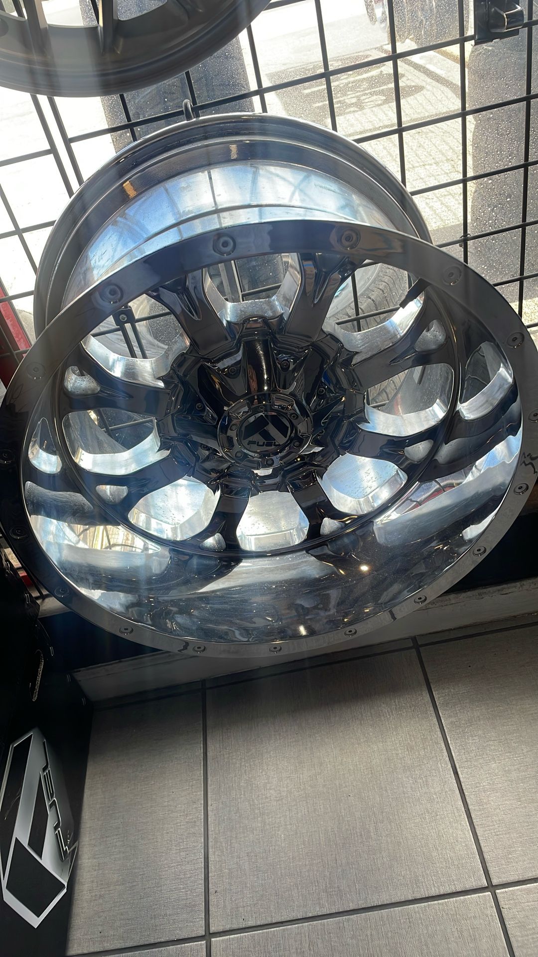 20 x 12 fuel, Crome wheels Ford and Chevy