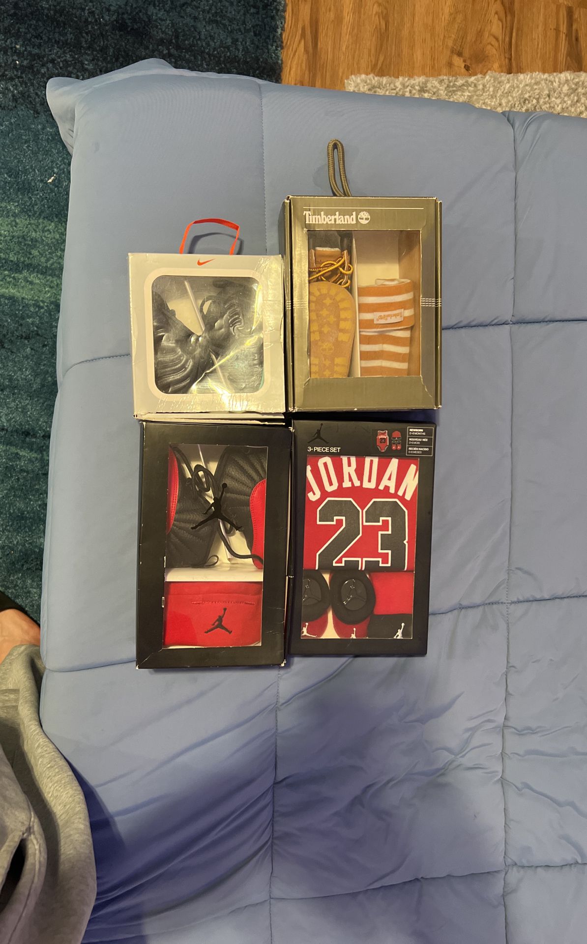 Infant Gift Packs (Jordan/Timberland/Nike) $40 Each or $160 For All