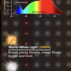 Grow Light, (4-Pack) 200W LED Grow Lights for Indoor Plants Full Spectrum Plant Growing Lamps for Seedling Veg and Bloom by BAVIHOR