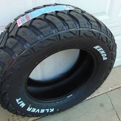 4 New LT 305 60 18 Kenda Klever M/T Tires 10PLY Solid White Letters  Date 2023