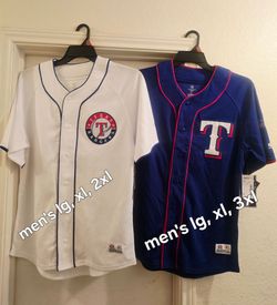 Rangers jerseys (men's sizes)    Arlington 76014