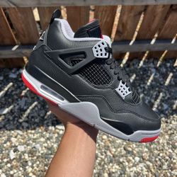 Jordan 4 Bred Reimagined (Size 5.5Y, 6Y, 6.5Y, 7Y, 8)